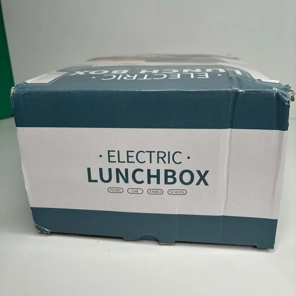 1.5L Electric Heating Lunch Box Portable Car Office Food Warmer Container 80W